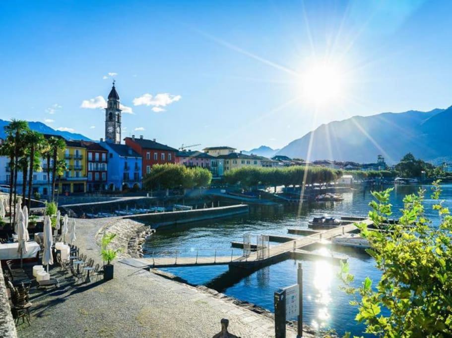 Ascona: Residenza Sabrina,App 2.5 Locali E Piscina Lejlighed Eksteriør billede