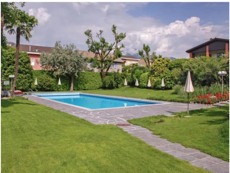 Ascona: Residenza Sabrina,App 2.5 Locali E Piscina Lejlighed Eksteriør billede